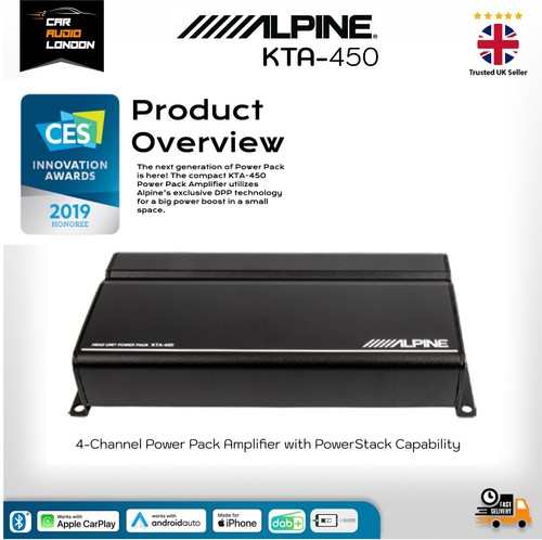 Alpine kta 450 amplificatore - kta-450,