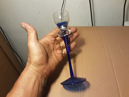 Candelabro vetro finissimo - candelabro, in