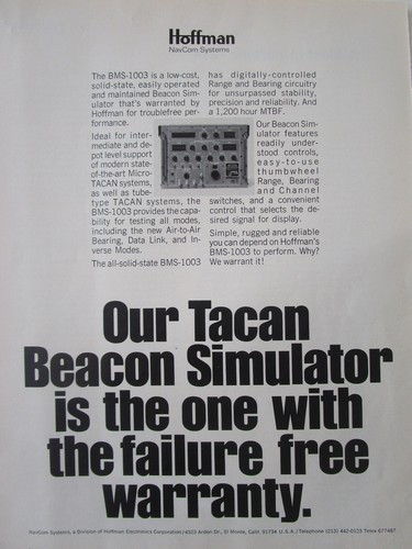 1973 hoffman navcom systems - ,