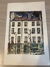 STAMPA ORFEO TAMBURI MAISON D'APOLLINAIRE 38 CM X 25 CM CIRCA