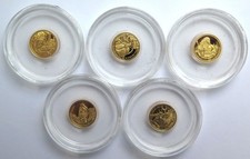 [R4094] 5x 1/50 Oncia Oro 990