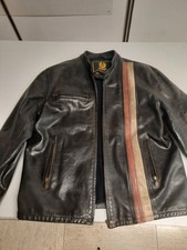 Belstaff Racing Blouson XMen Black Leather Motorcycle Film Jacket XL Cyclops...