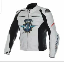 Giacca pelle moto corsa MV