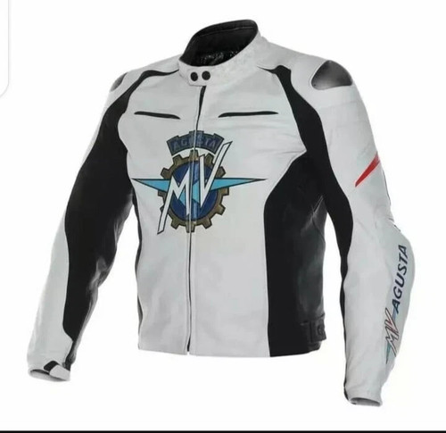 Giacca pelle moto corsa - , mv