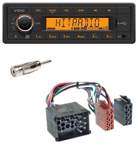 Autoradio mp3 vdo aux - aux, usb