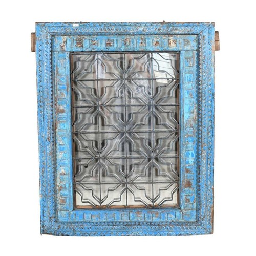 Antique azure blue indian - antique,