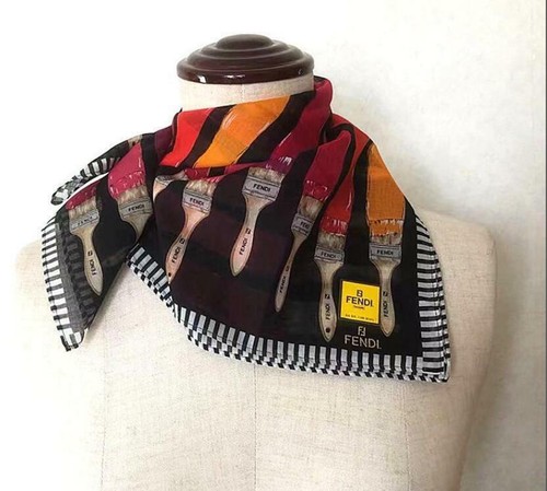 Mini sciarpa fendi multicolore - sciarpa,