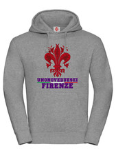 Felpa cappuccio ultras viola