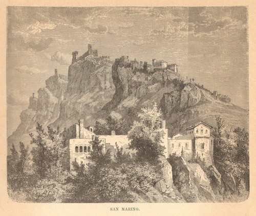 San marino repubblica veduta - san,