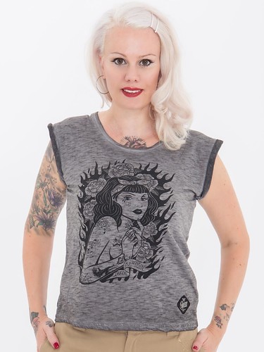 Canotta donna queen kerosin - donna,
