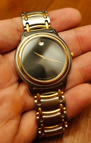 Movado museum acciaio oro - gp,