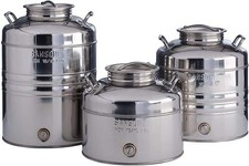 BIDONE CONTENITORE FUSTO OLIO