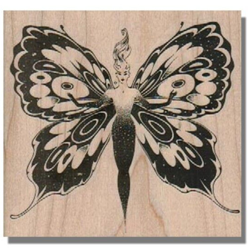 Timbro gomma legno signora - gomma,