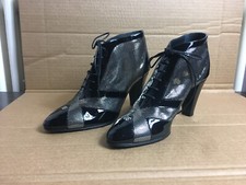 scarpe tronchetto chanel nero