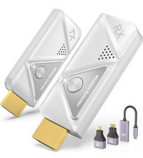 Trasmettitore e Ricevitore HDMI Wireless 328FT/100M, 4K Decodifica Plug and Play 1080P