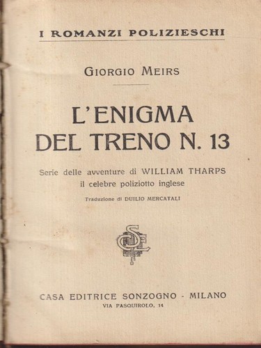 Enigma del treno 13 meirs - 13,
