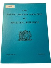 South Carolina Magazine of Ancestral Research 1990 Volume XVIII No. 3