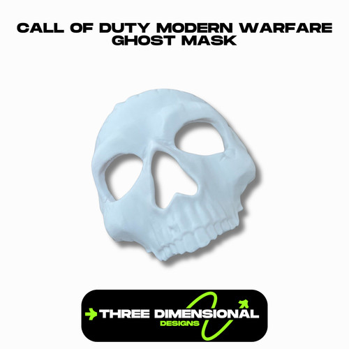 Maschera ghost stampata - stampata, 3d
