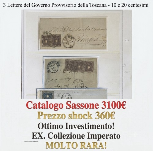 Lettere toscana rarissime - lettere,