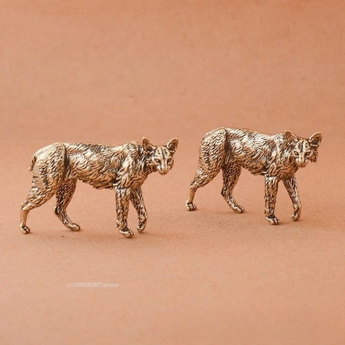 Statua caracal gatto ottone - statua,