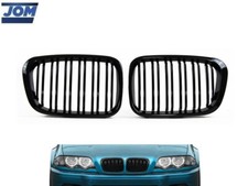 Griglie Mascherine Tuning BMW E46 Limousine Touring 1998 1999 2000 Nero Lucido