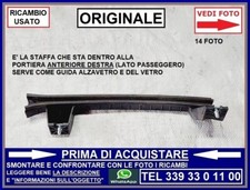 GUIDA ALZAVETRO VETRO PORTIERA ANTERIORE DESTRA FIAT PANDA 3 312 DA 2012 IN POI