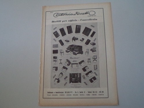 Advertising pubblicità 1953 - advertising,