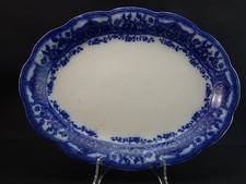 WEDGWOOD&CO ATALANTA ANTICO RARO GRANDE VASSOIO SEMI-PORCELLANA DEL 1906