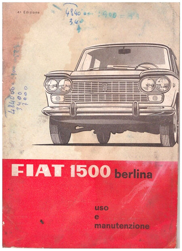 Fiat 1500 uso e - fiat,