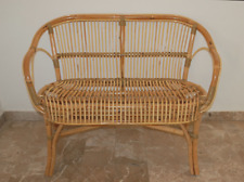 DIVANO LEGNO IN VIMINI GIUNCO