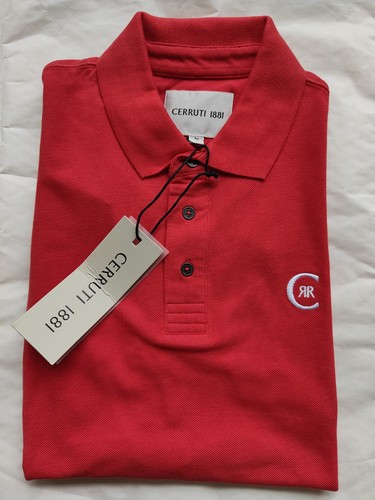 Polo uomo cerruti cotone - uomo, rosso