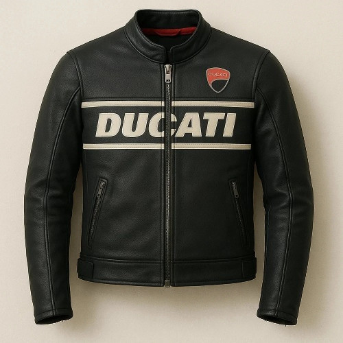 Giacca pelle corsa moto - giacca,