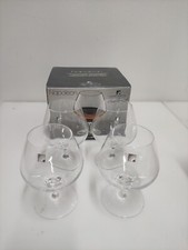 Luigi Bormioli Napoleon Light &Music 4 bicchieri Calici Cognac   In Vetro Soffia