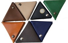 PORTAMONETE IN PELLE   TRIANGOLO