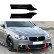 SPOILER LABBRO SPLITTER PARAURTI ANTERIORE PER BMW SERIE 5 F10 F11 M SPORT 2011 - 2017