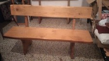 panca legno rustica usata ottime condizioni