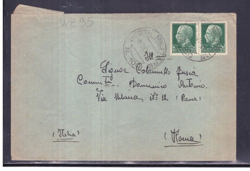 Timbro ww2 posta militare - militare, n