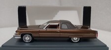 WOW Cadillac Coupe de Ville 2 porte 1976 marrone Met 1:43 Neo NEO44415 RARO!!
