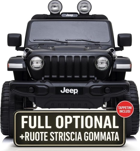 Auto elettrica bambini jeep - elettrica,