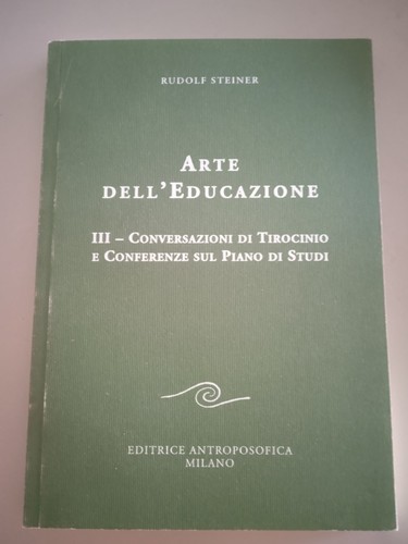 Arte dell educazione iii - dell'educazione,