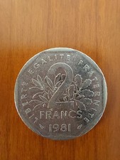 Moneta 2 Franchi Francesi Anno