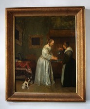 Interni scena di genere con