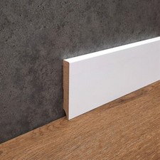 Battiscopa MDF bianco sezione