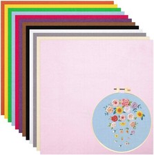 12 Fogli 12 Colori Tessuto da