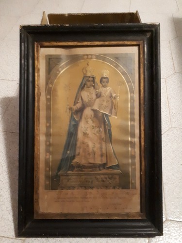 Antico quadro stampa - su,