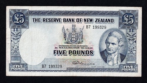 Nuova zelanda sterline - zelanda, 5