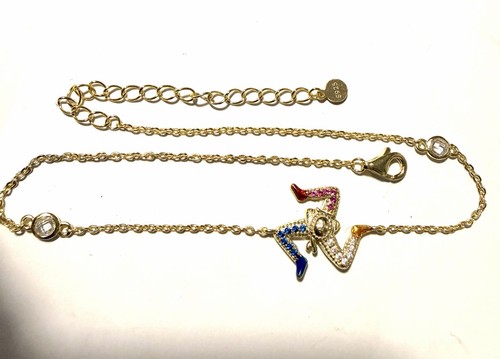 Cavigliera donna argento 925