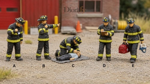 Figurine miniatura vigili - figurine,