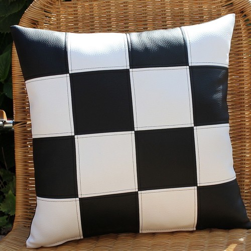 Cuscino decorativo ecopelle - cuscino,