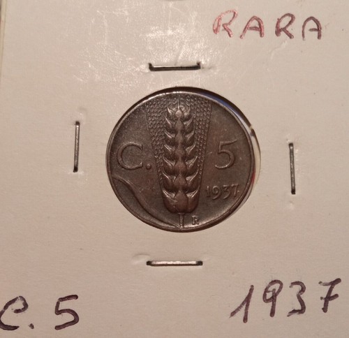 Centesimi 1937 spiga - centesimi,